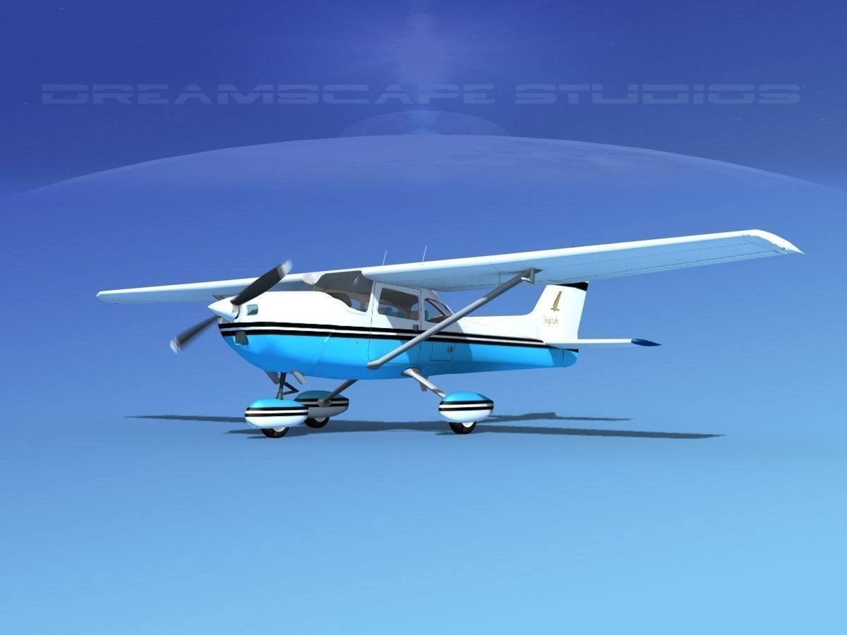 42 Cessna 172 Skyhawk aircraft 3D Model Collection_40
