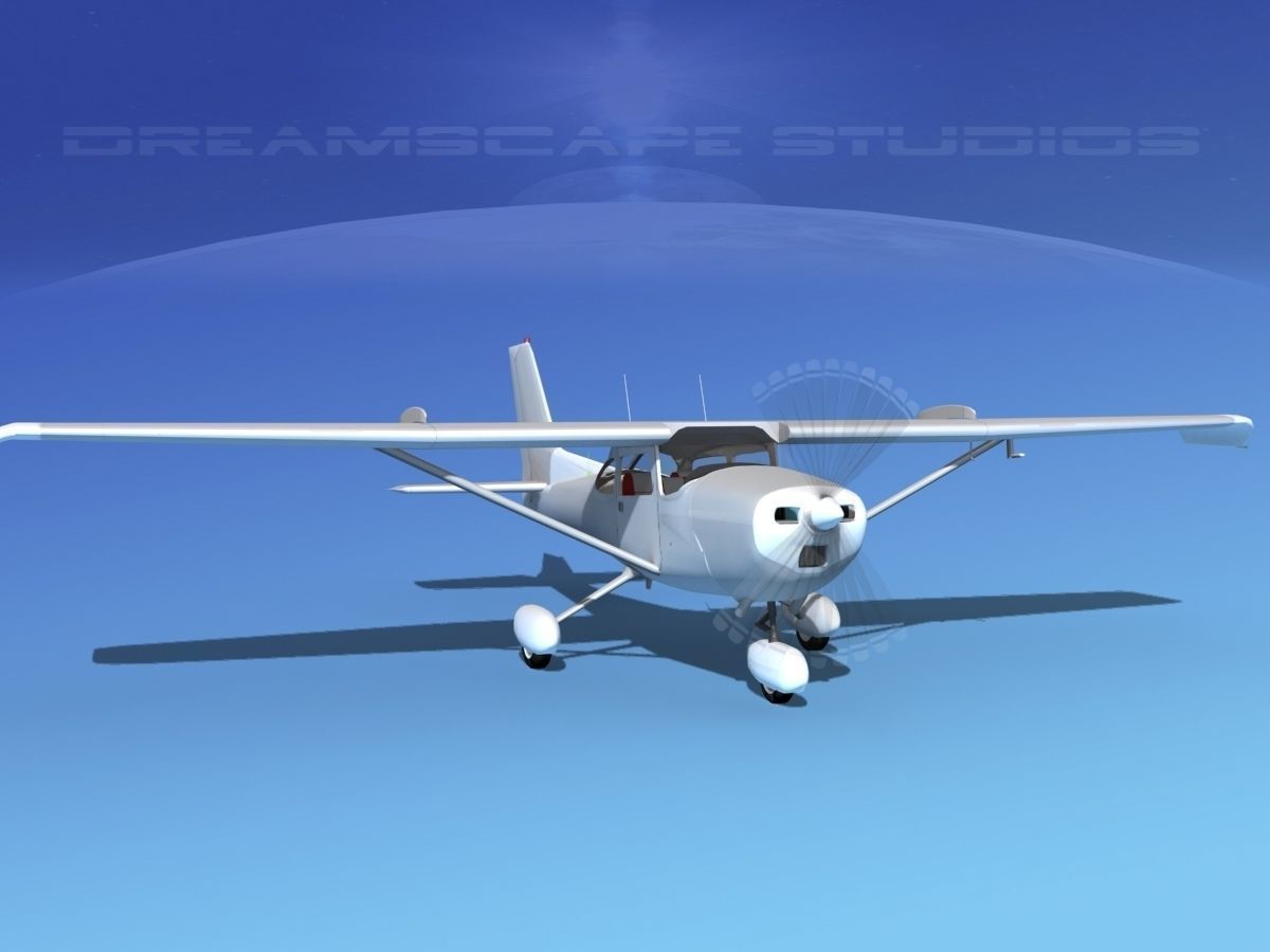 42 Cessna 172 Skyhawk aircraft 3D Model Collection_49
