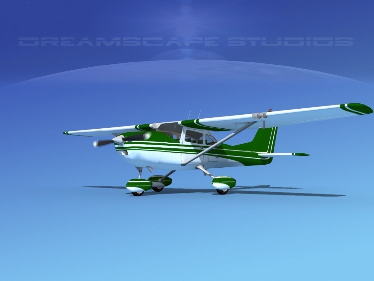 42 Cessna 172 Skyhawk aircraft 3D Model Collection_27