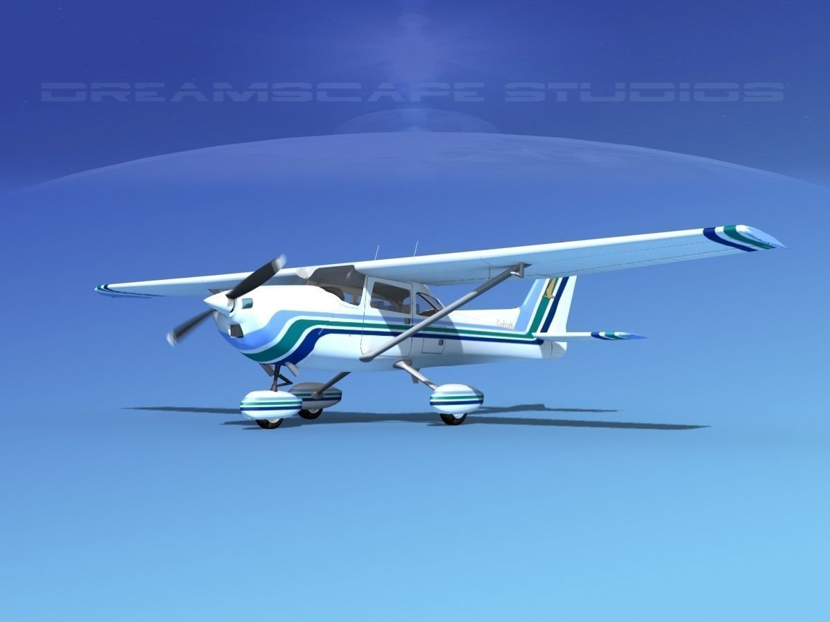 42 Cessna 172 Skyhawk aircraft 3D Model Collection_42