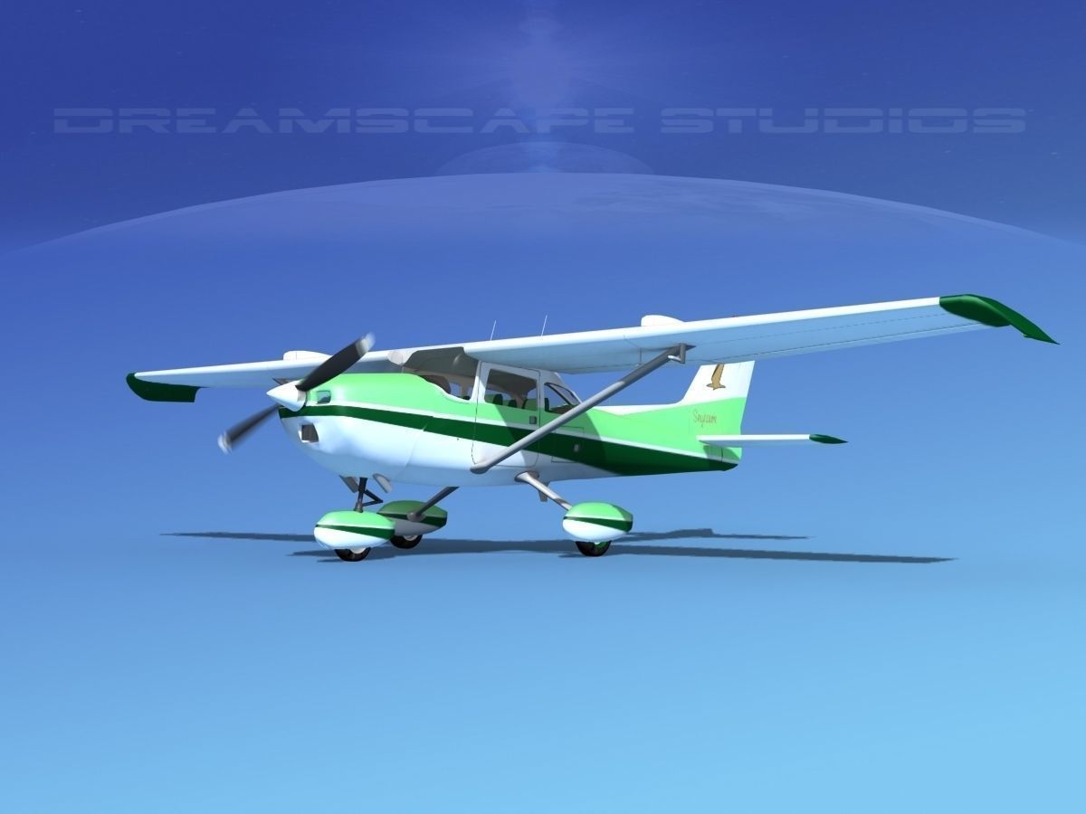 42 Cessna 172 Skyhawk aircraft 3D Model Collection_48