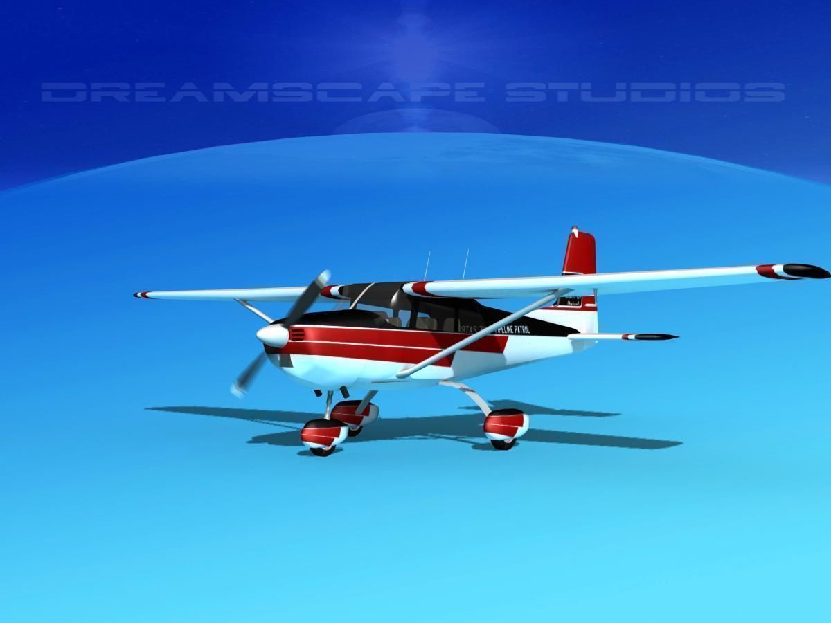 42 Cessna 172 Skyhawk aircraft 3D Model Collection_24