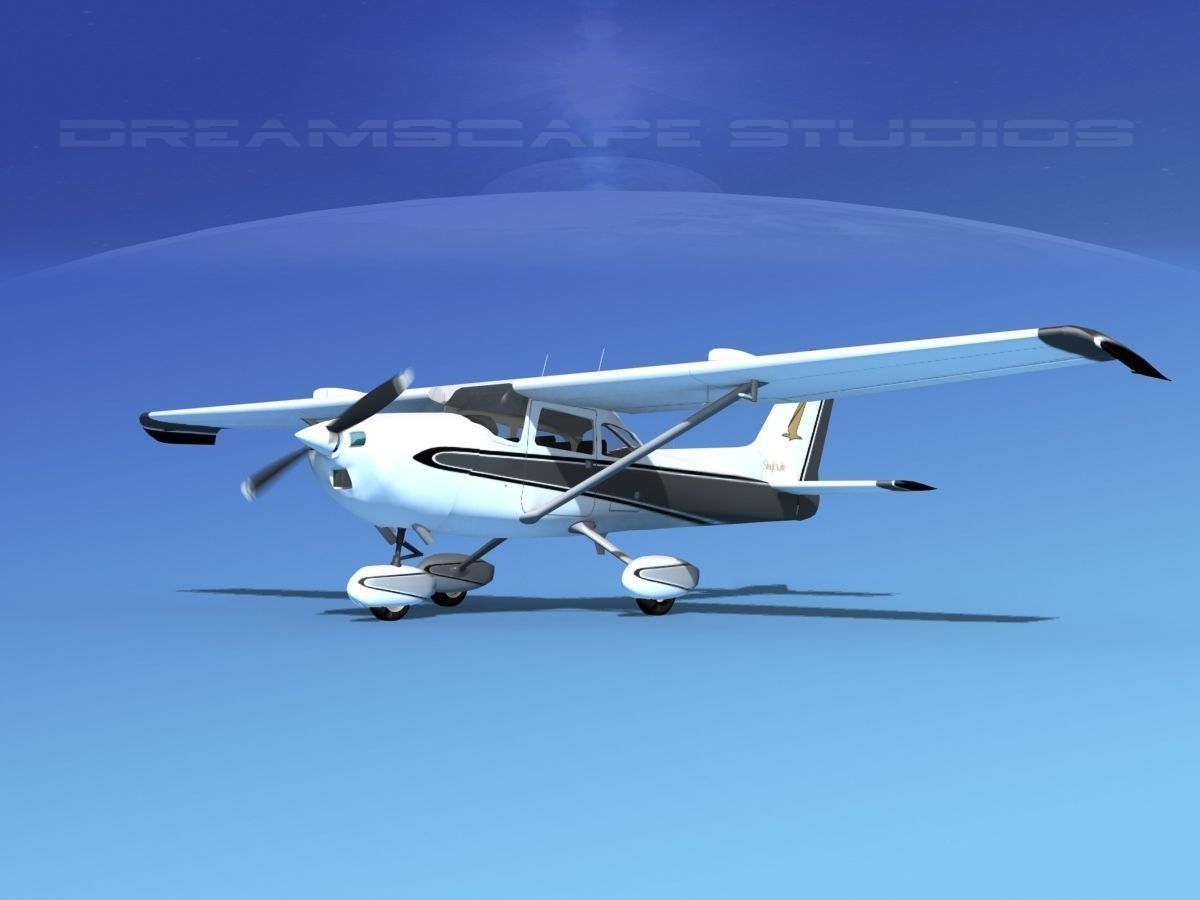 42 Cessna 172 Skyhawk aircraft 3D Model Collection_22