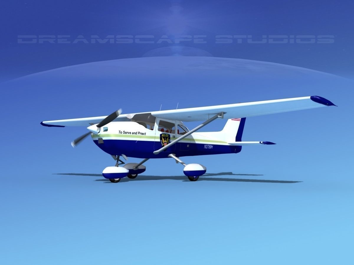 42 Cessna 172 Skyhawk aircraft 3D Model Collection_12