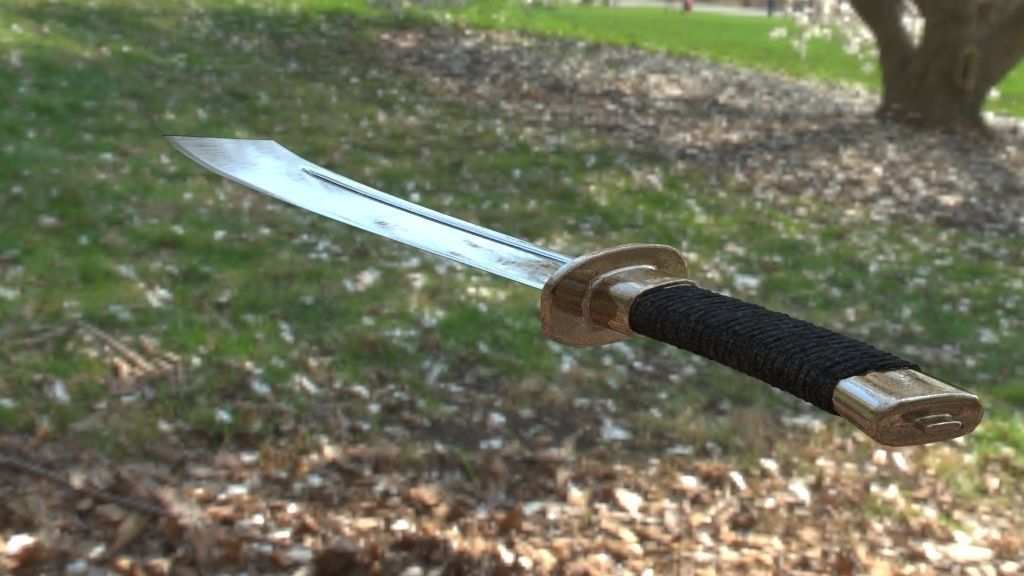 Chinese Sword  3D model_1