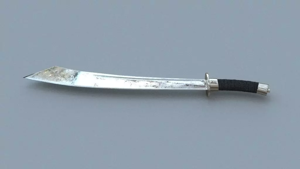 Chinese Sword  3D model_0