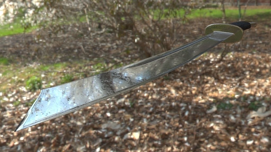 Chinese Sword  3D model_3