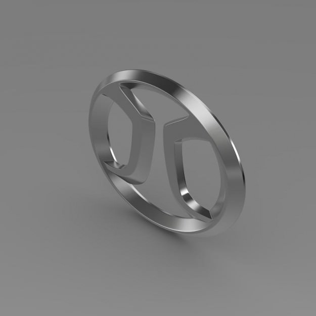 BAIC Logo 3D model_3