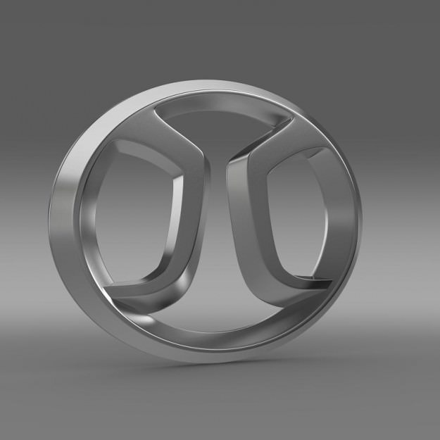 BAIC Logo 3D model_4