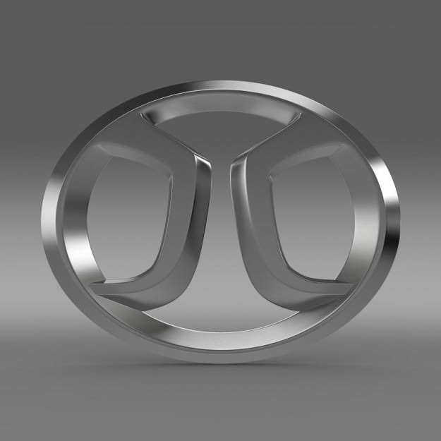 BAIC Logo 3D model_5