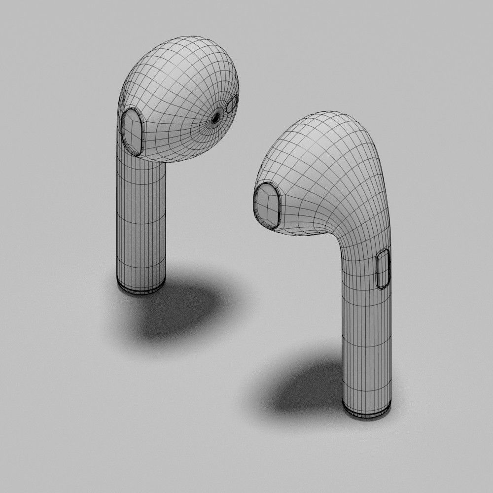 Wireless Earbuds 3D model_2
