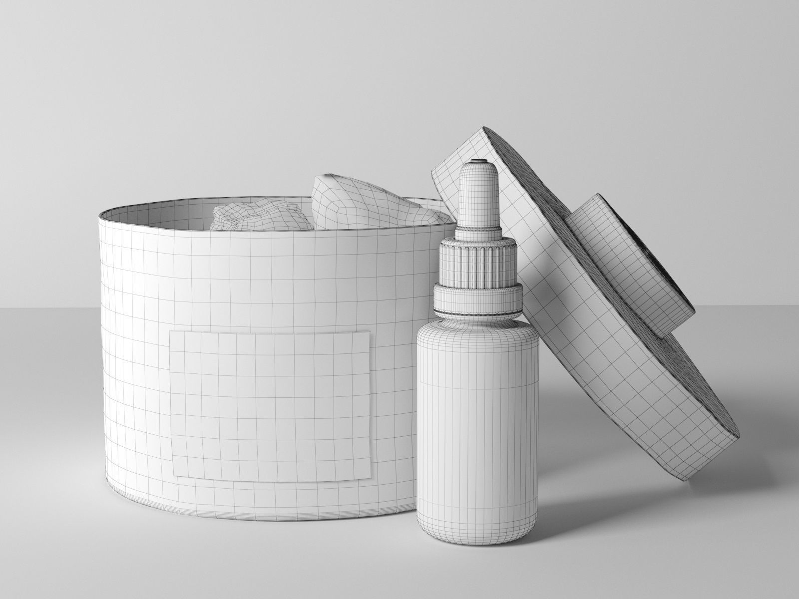 Terre Noire Soy Wax and Refill Bottle 3D model_3