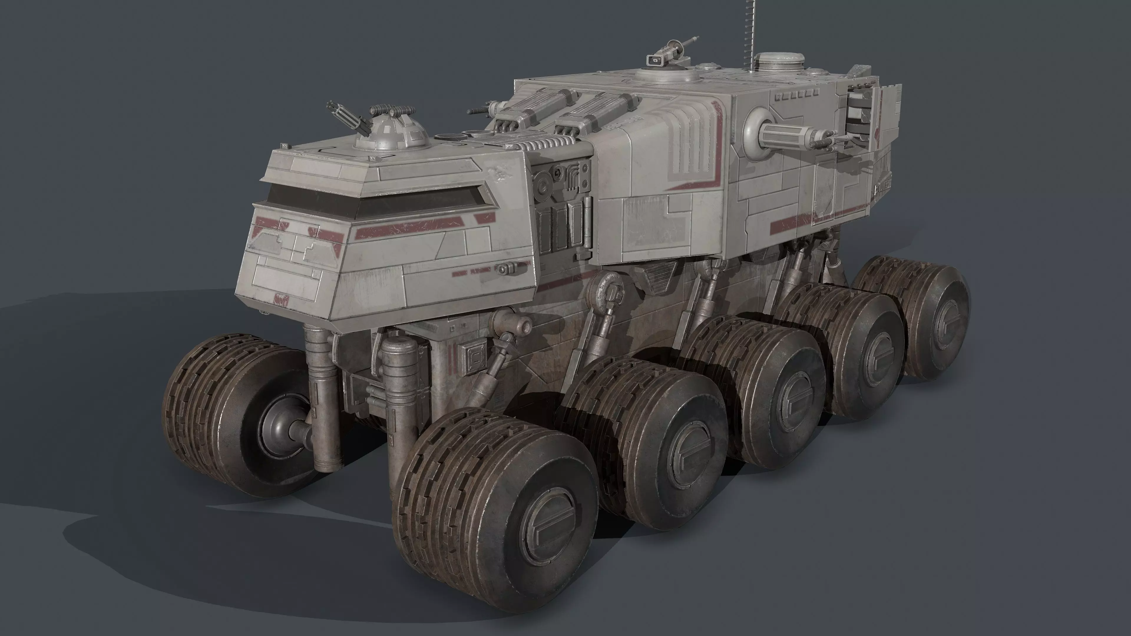 Star Wars - Juggernaut HAVw Low-poly 3D model