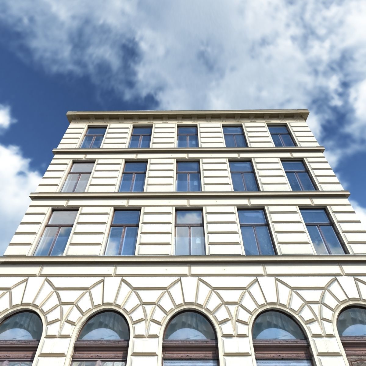 Neoclassical Building Pack Low poly Low-poly 3D model_22