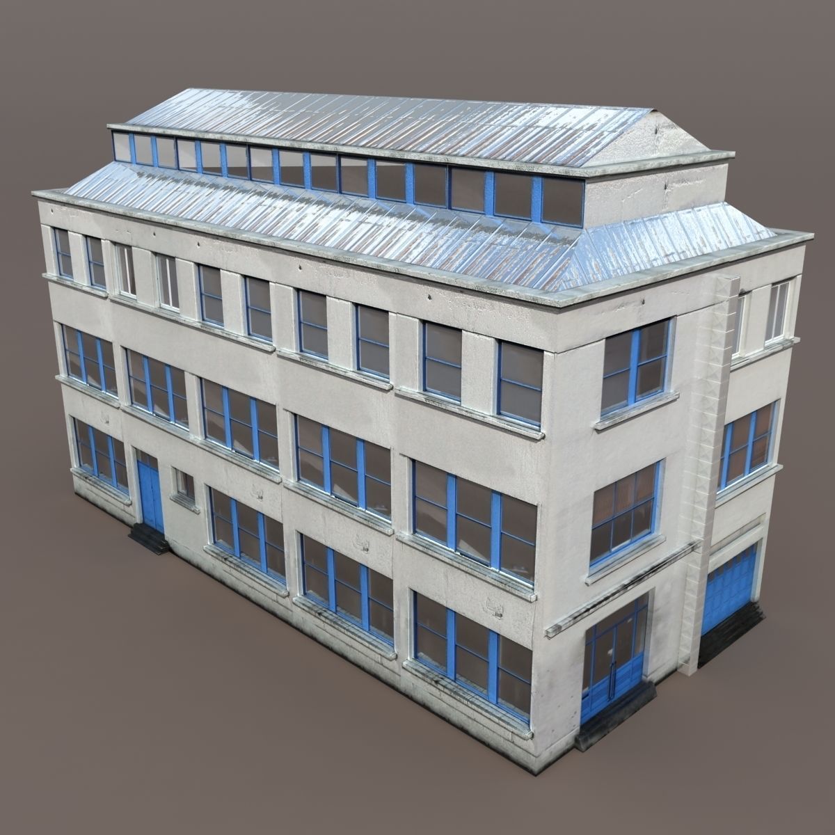 Neoclassical Building Pack Low poly Low-poly 3D model_29