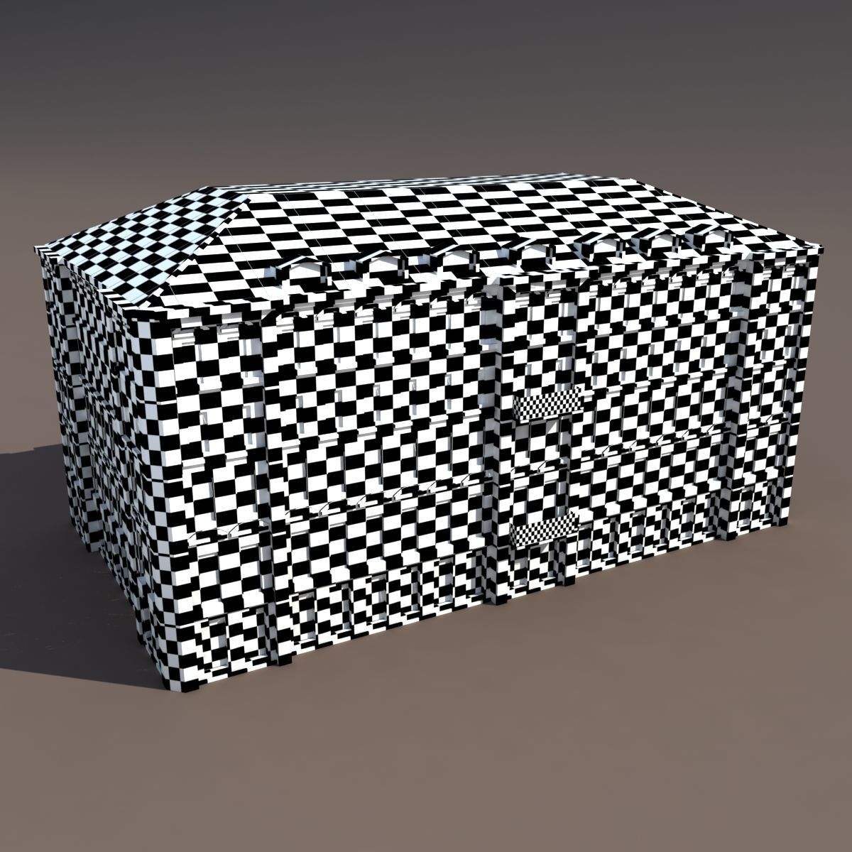 Neoclassical Building Pack Low poly Low-poly 3D model_25