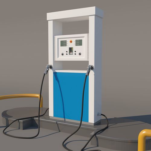 LPG Dispenser 3D model