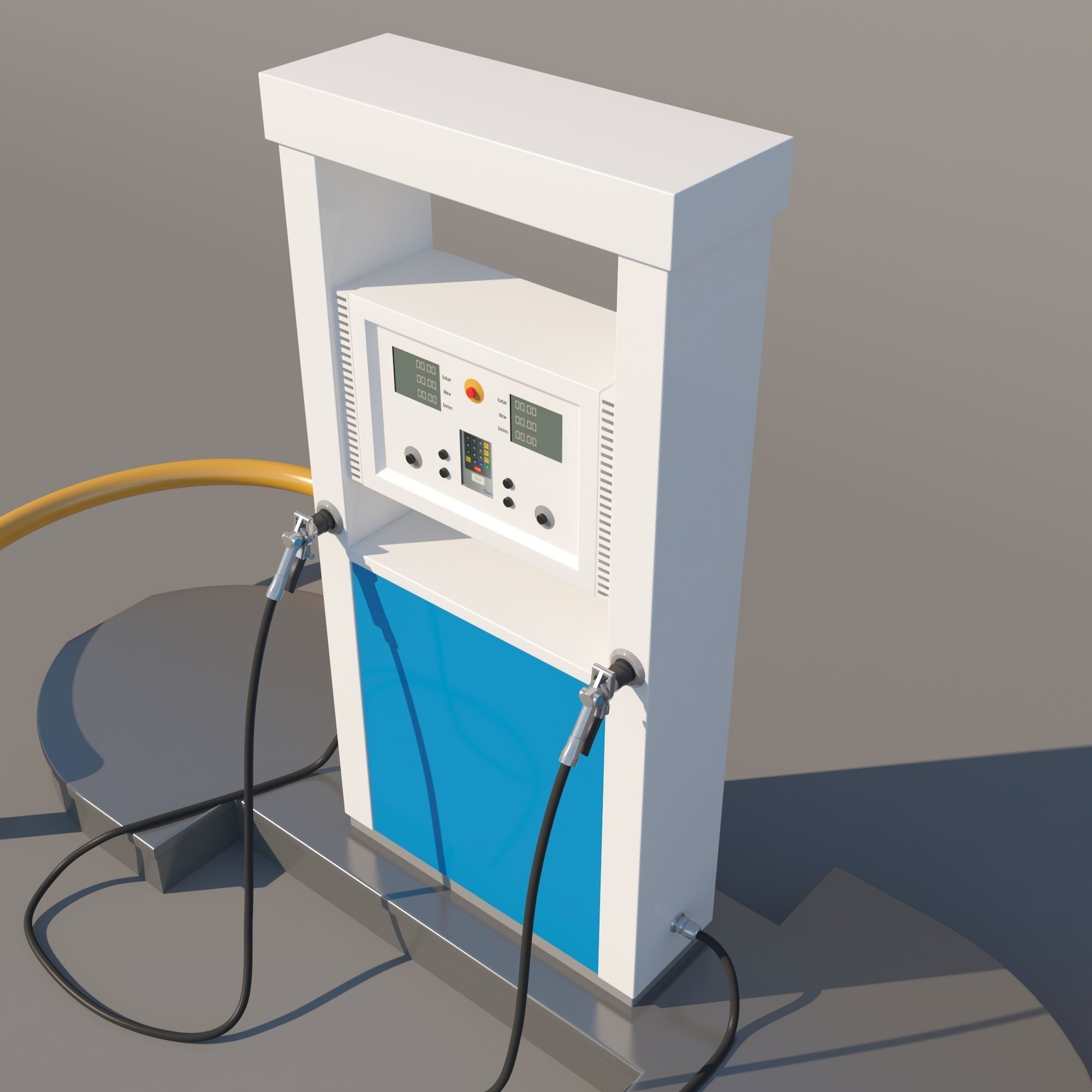 LPG Dispenser 3D model_1