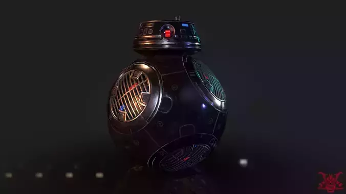 First Order BB-09 Low-poly 3D model