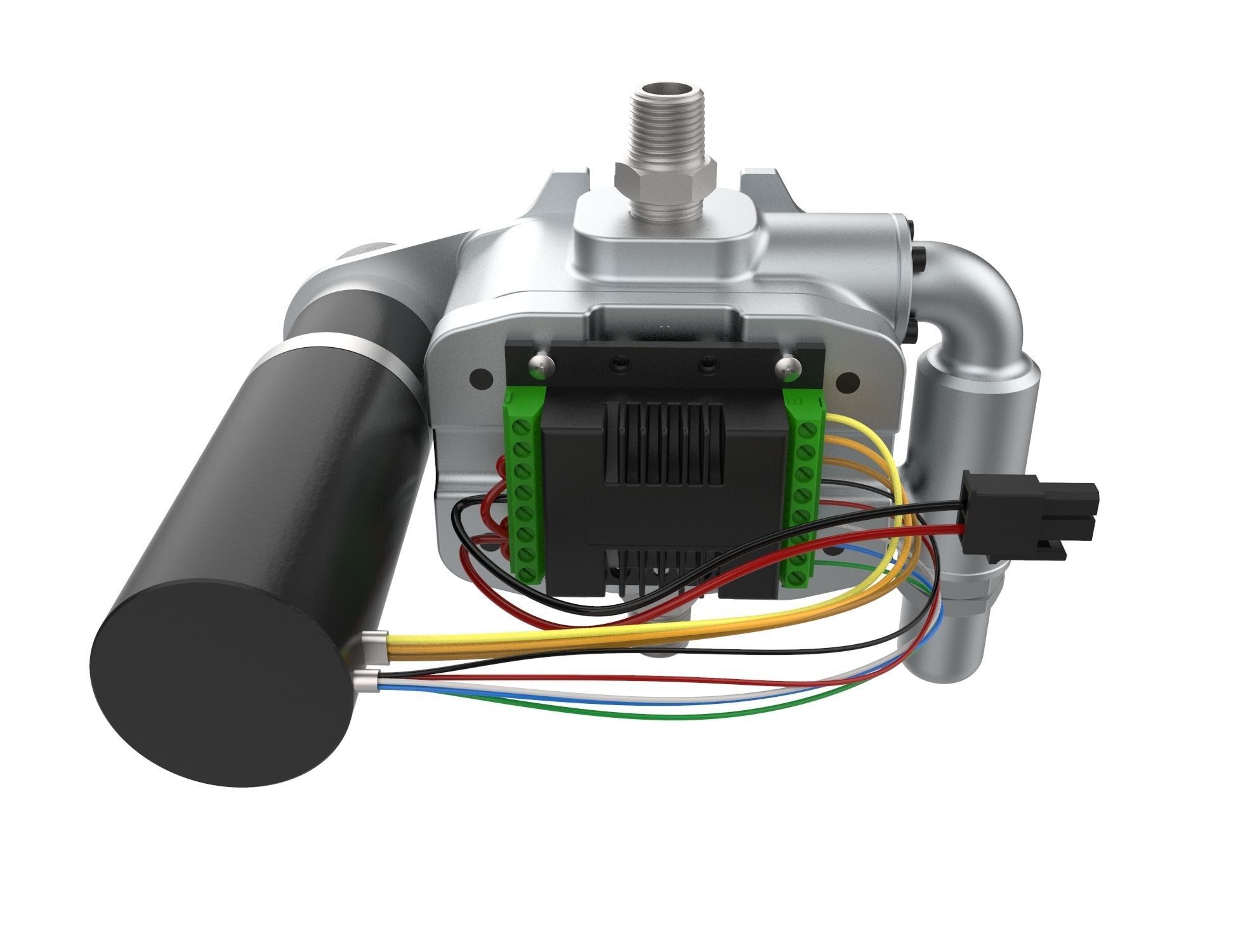 Positive Displacement Pump with Relief Valve 3D model_2