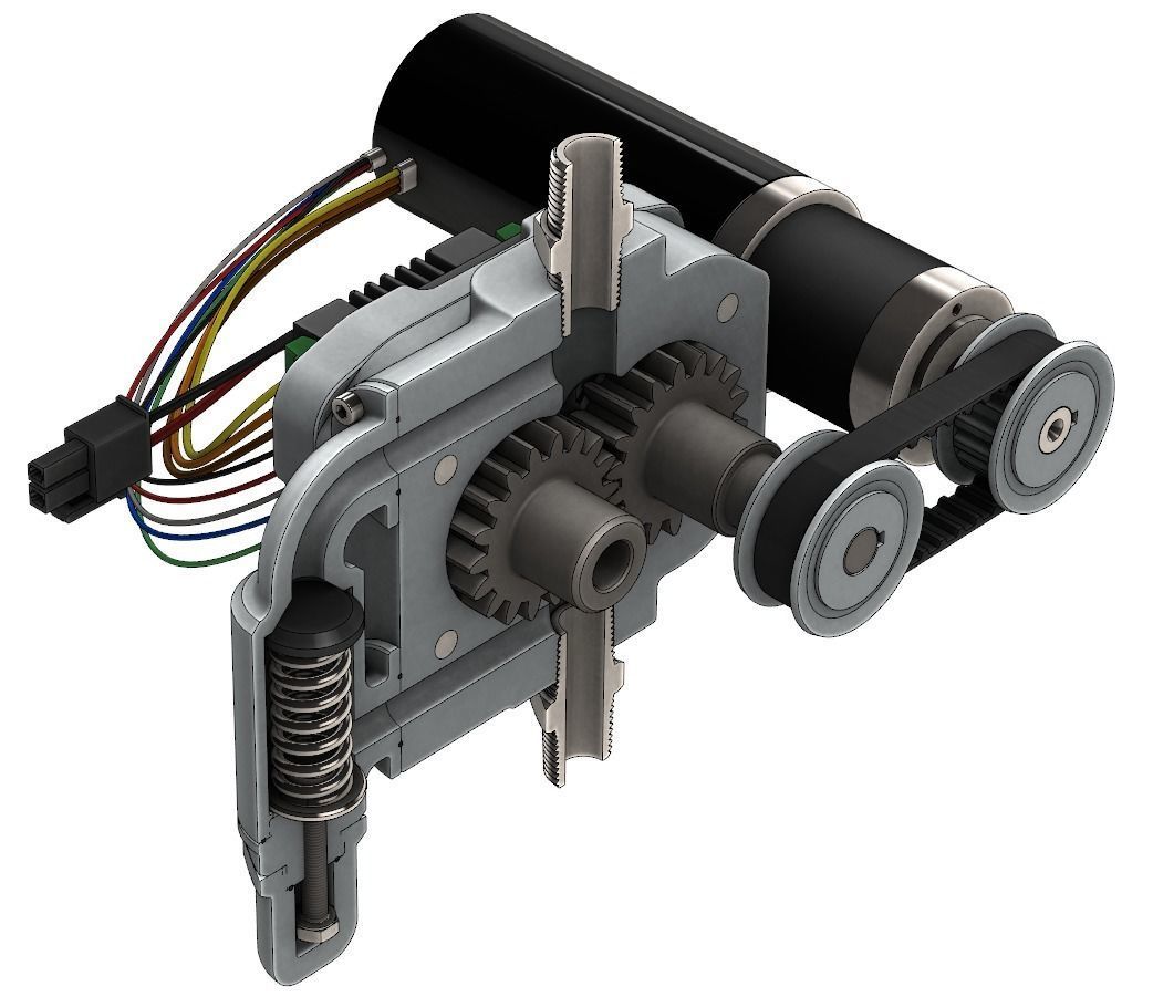 Positive Displacement Pump with Relief Valve 3D model_14