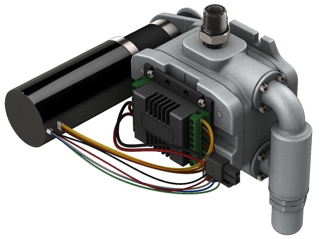 Positive Displacement Pump with Relief Valve 3D model_17
