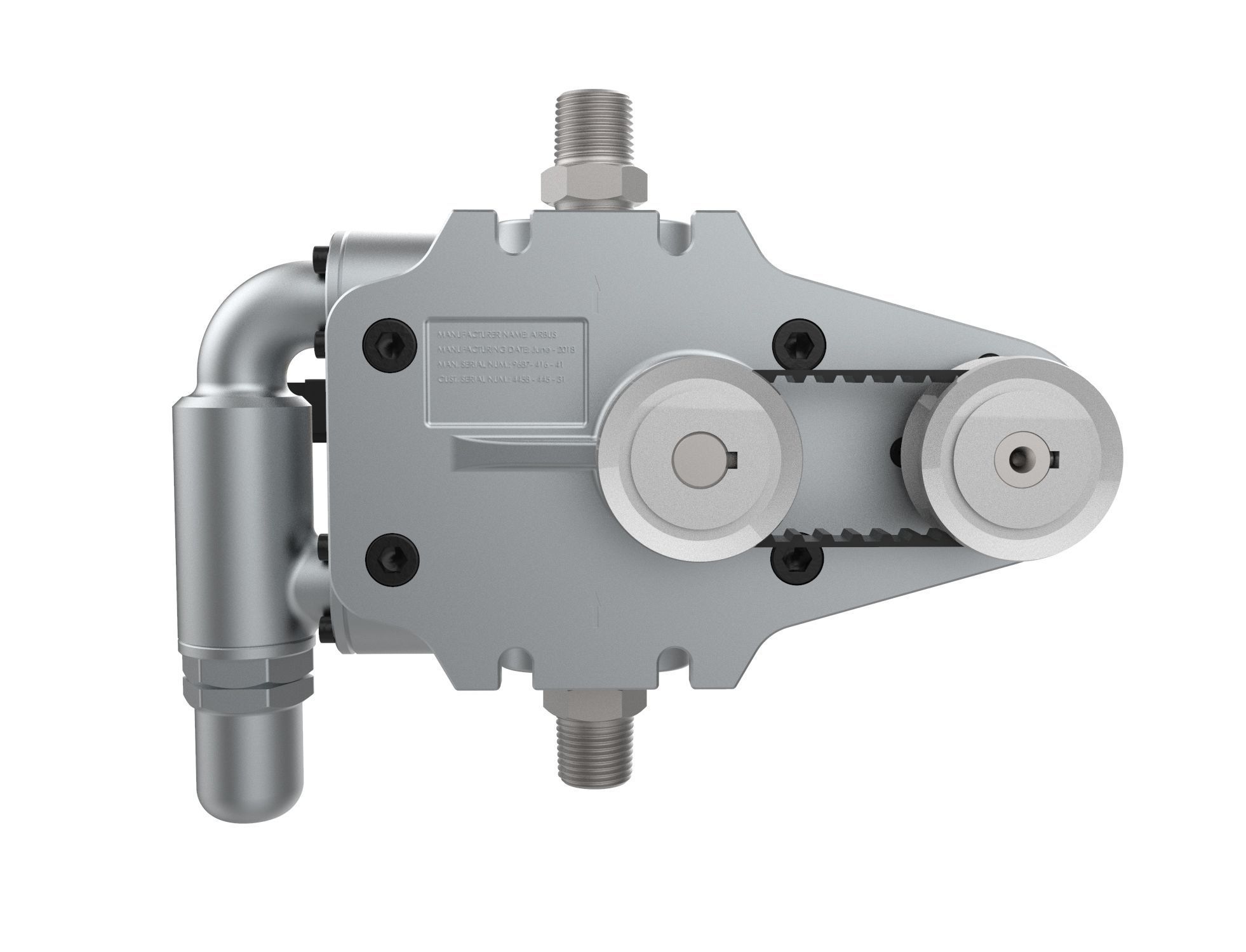 Positive Displacement Pump with Relief Valve 3D model_6