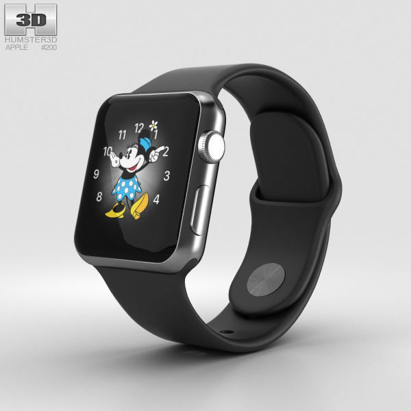 space black stainless steel case