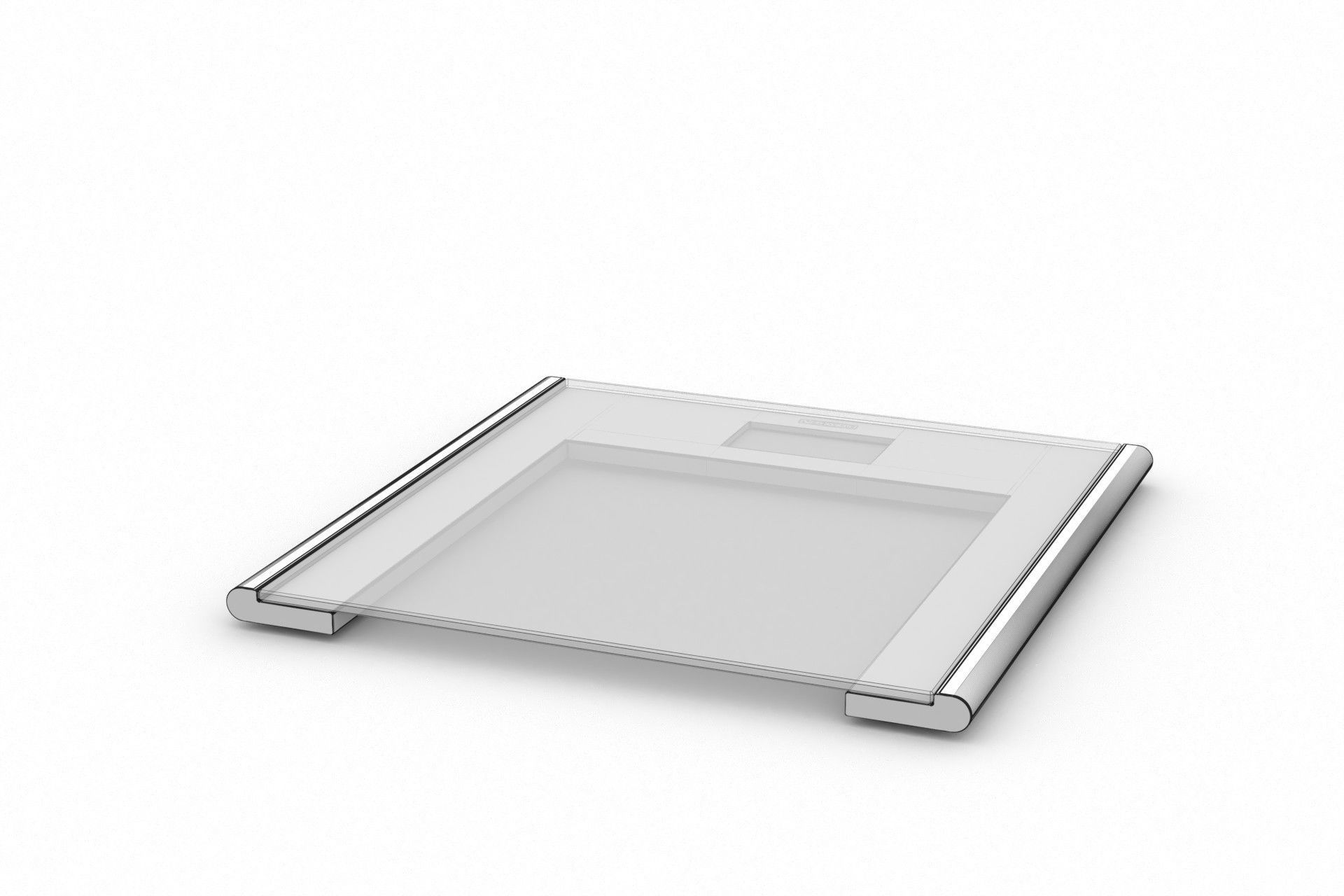 Bathroom scale 3D model_6