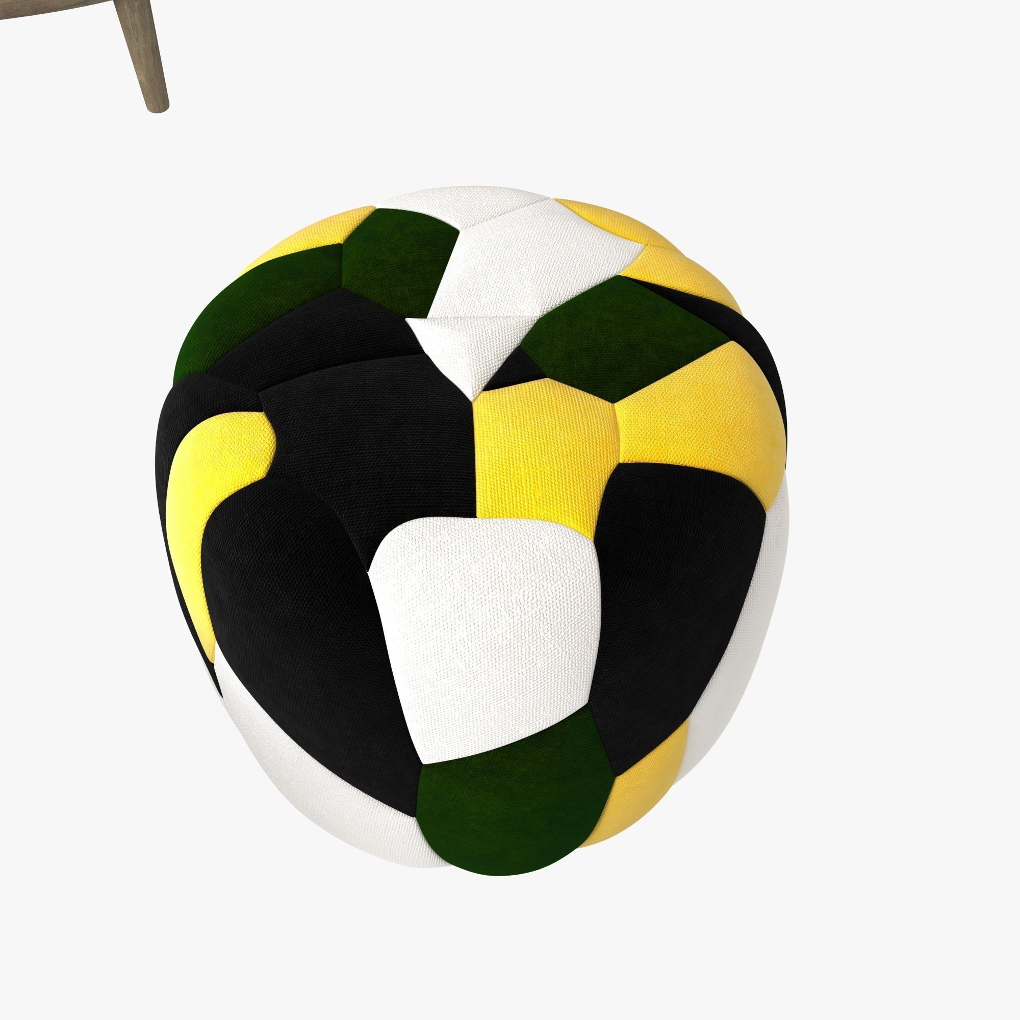 Rudin sofa adnet table and ammolite stool 3D model_2