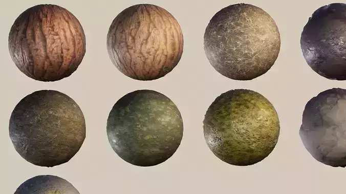 9 Seamless UE4 PBR Materials - Unreal Engine Forest Pack Texture