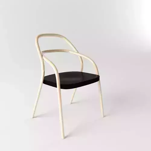 Chair 002 Low-poly 3D model