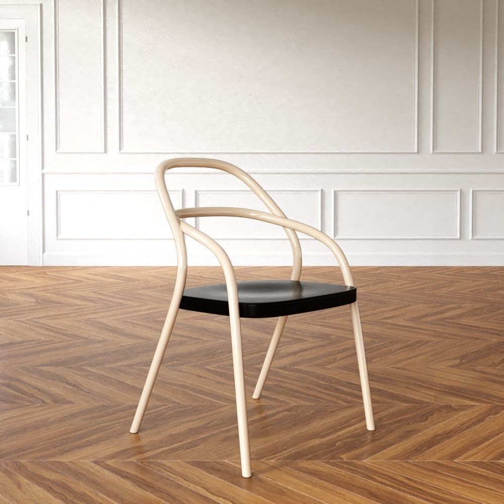 Chair 002 Low-poly 3D model_1
