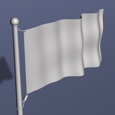 Chinese Flag 3D model_5