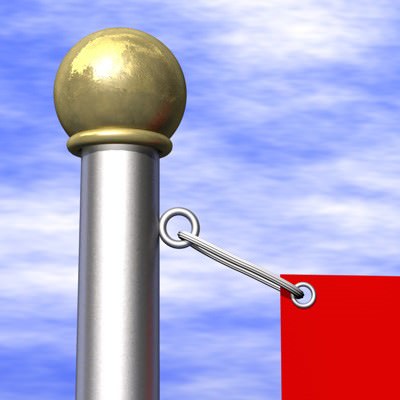 Chinese Flag 3D model_6