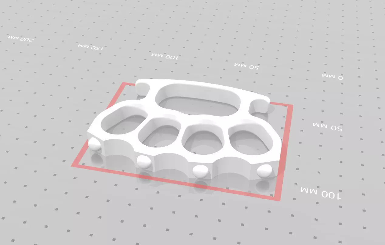 Knuckles fist knuckle 3D print model