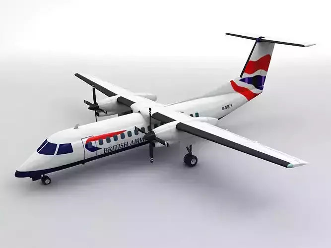 Dash 8-300 Airliner British Airways