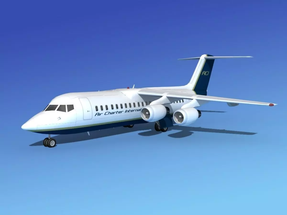 BAe 146-300 Air Charter Intl 3D model