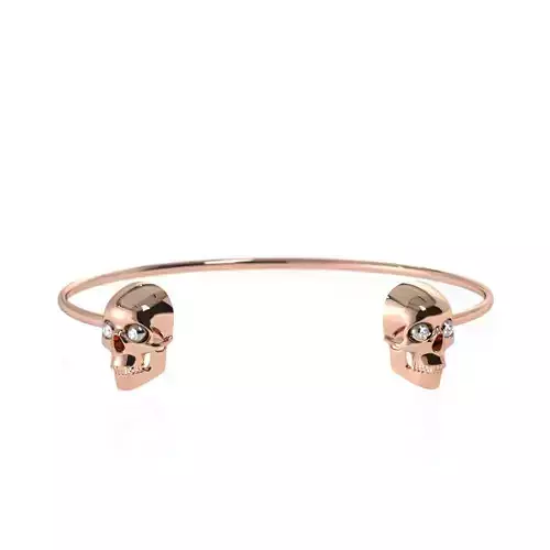 Skull Bracelet 3D print model