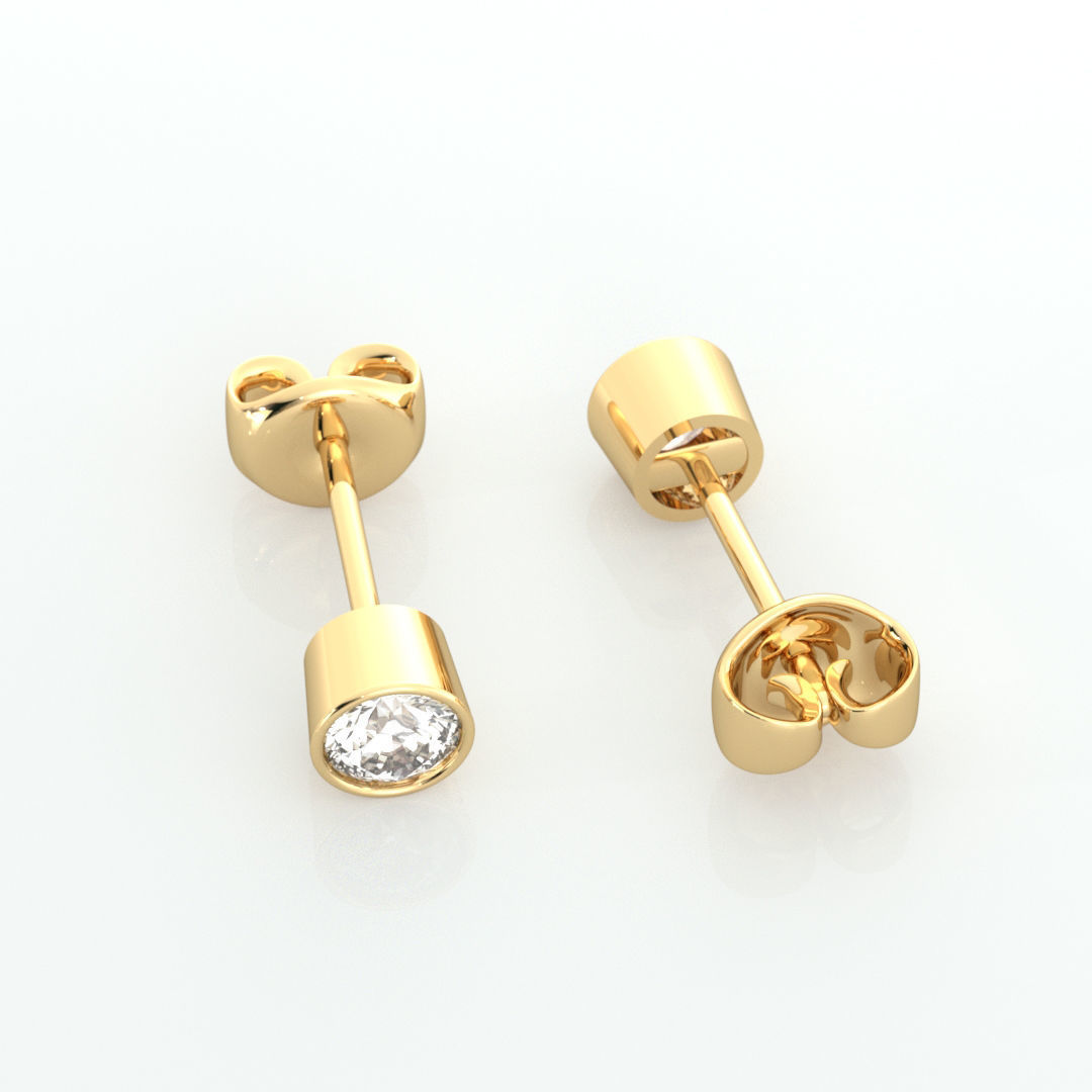 Ice Earrings 1 3D print model_2