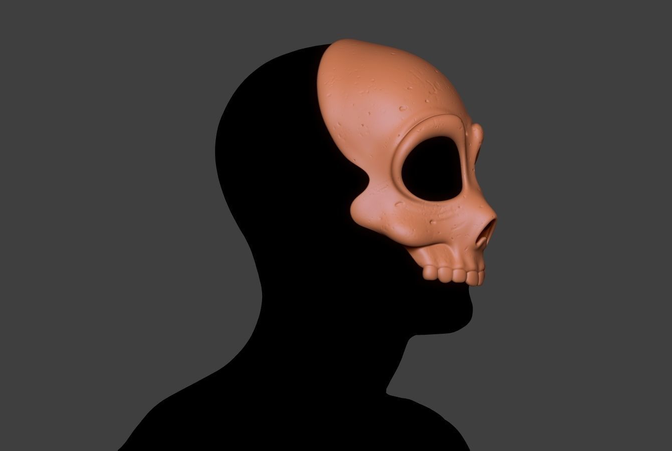 Skull Mask 7 3D print model_3