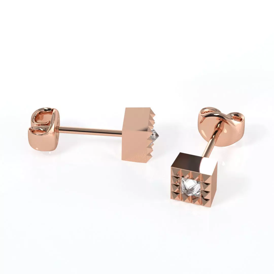 Ice Earrings 2 3D print model_0