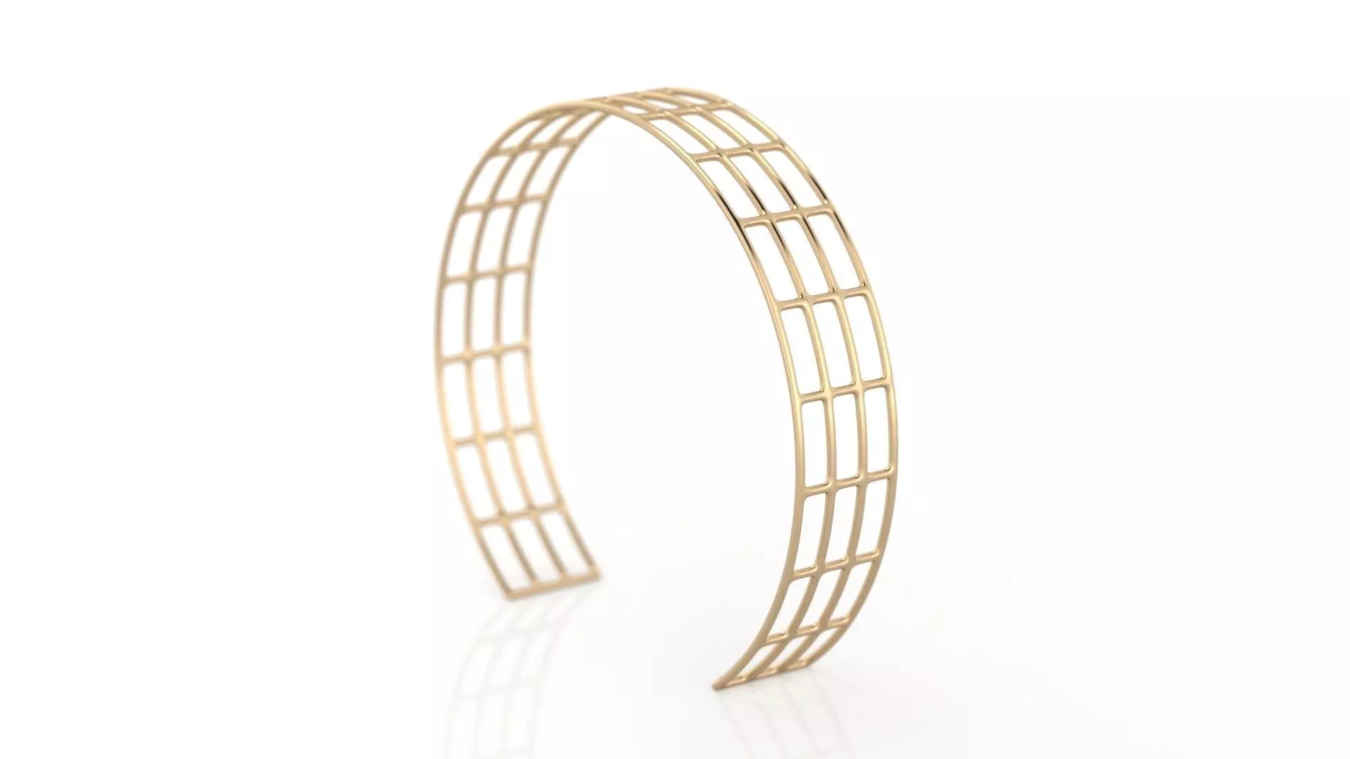 Lines Bracelet 3D print model_0