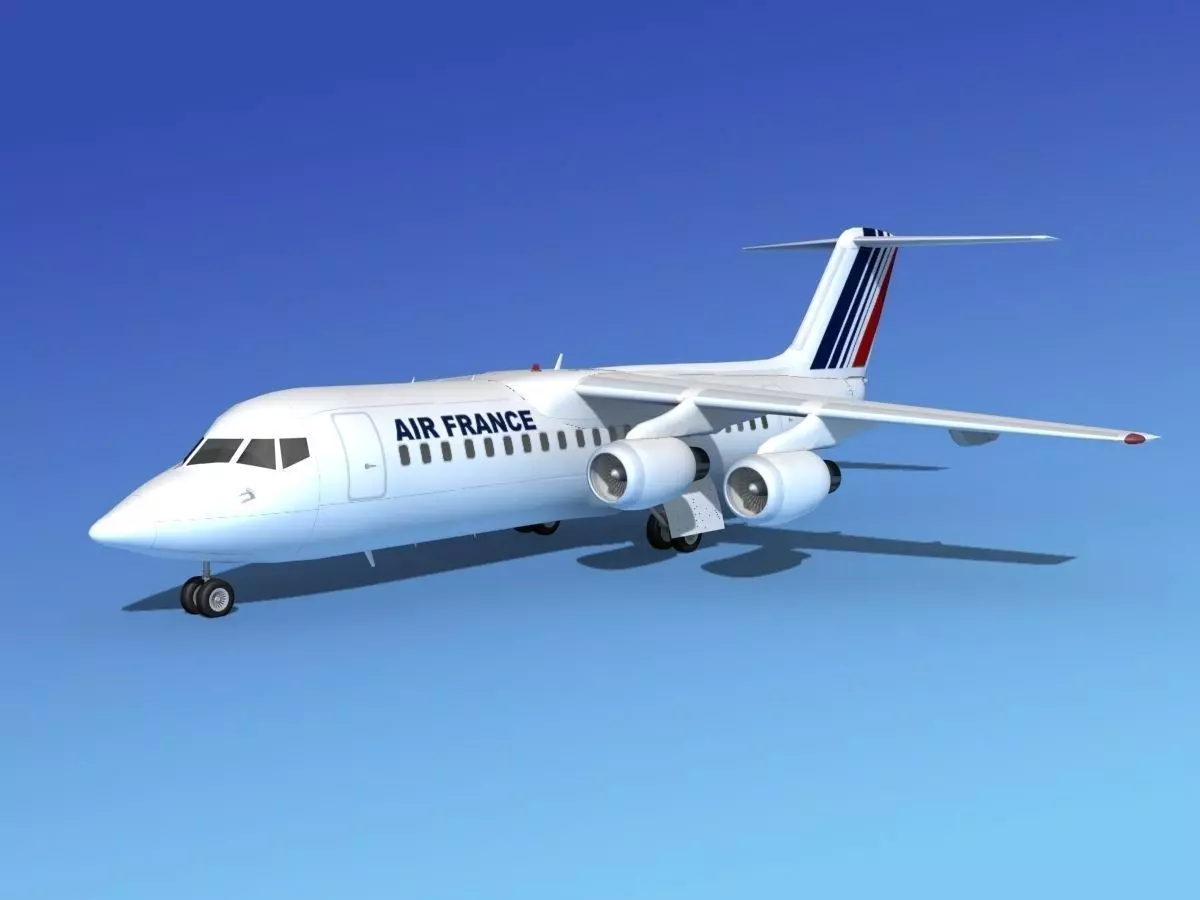 BAe 146-300 Air France 3D model