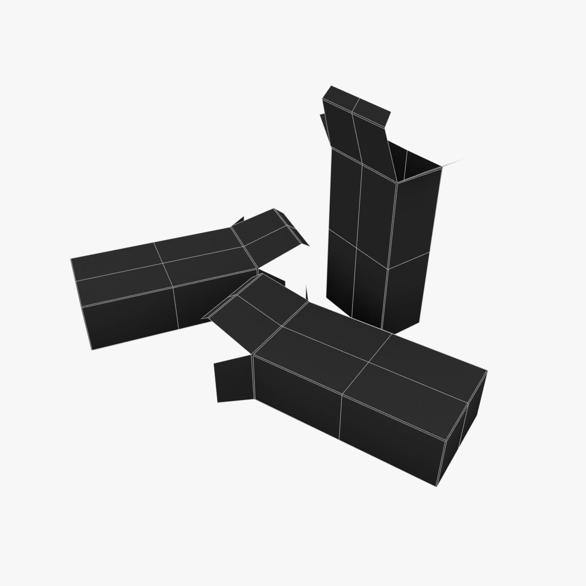 US WWII Ration K 3D Model Collection_11