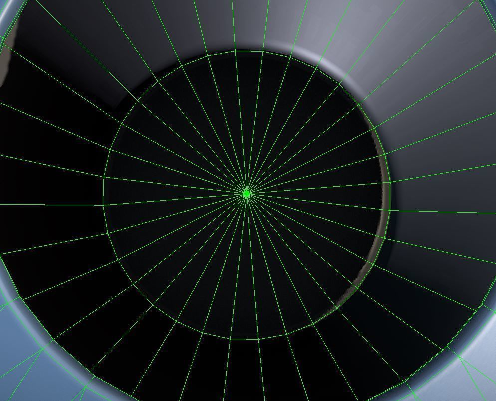 Blue and white plastic trash can - High and Low-Poly Version 3D Model Collection_20