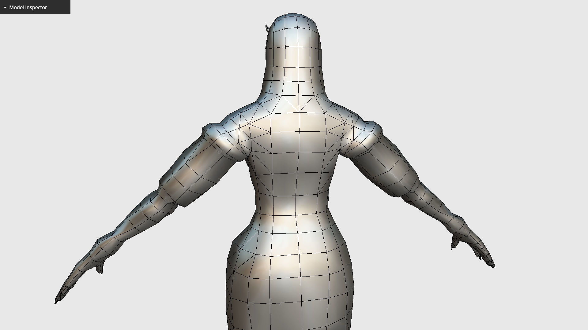 Elf Woman - Armored Succub Game MMO RPG Character Low-poly 3D model_17