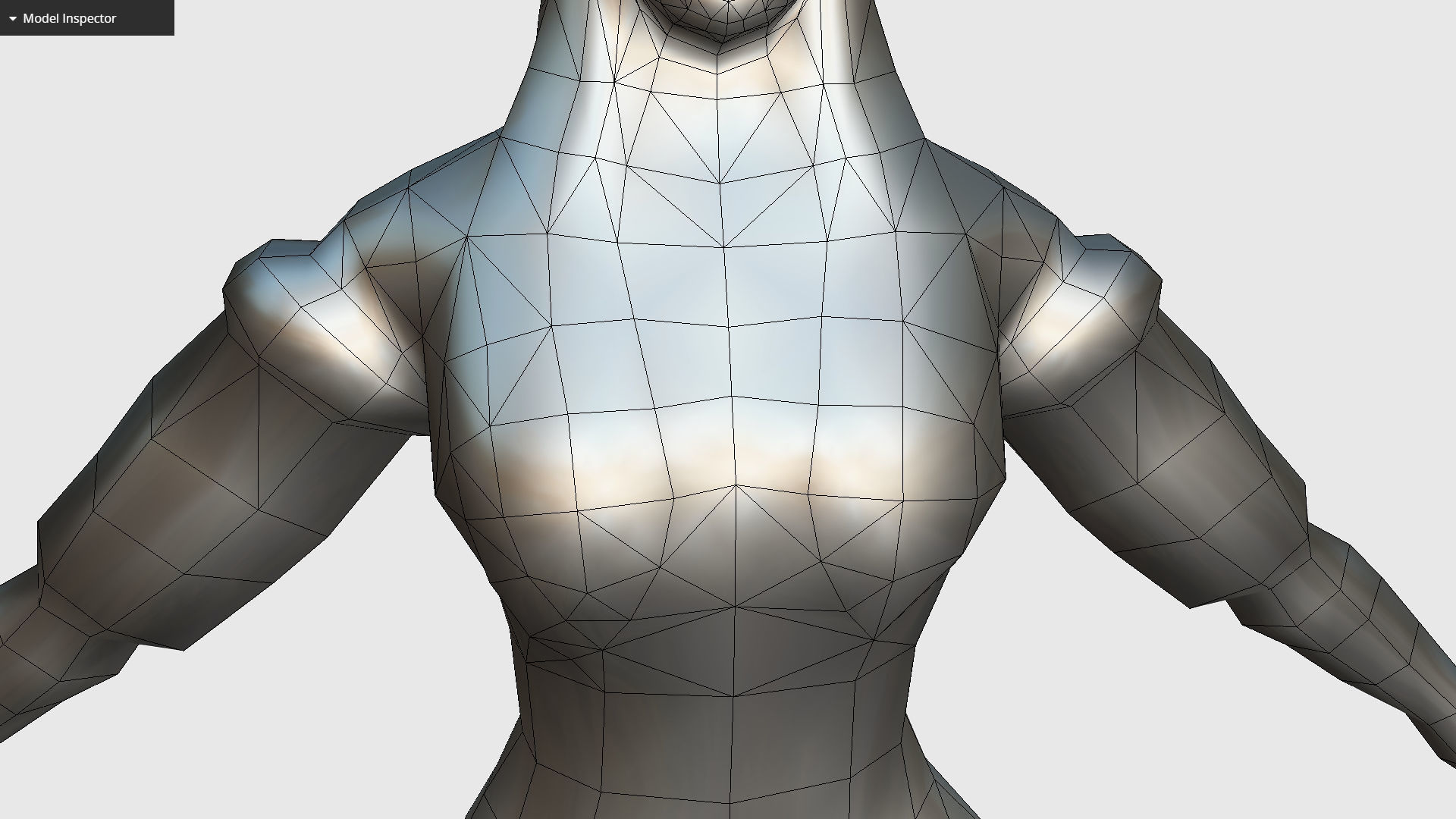 Elf Woman - Armored Succub Game MMO RPG Character Low-poly 3D model_20