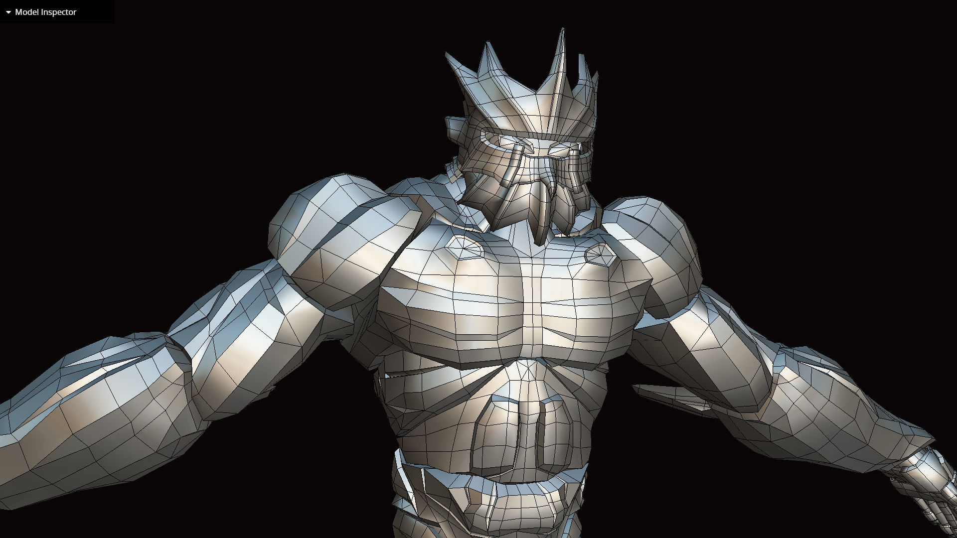 Volcanic Stone Golem Game MMO RPG Character Low-poly 3D model_23