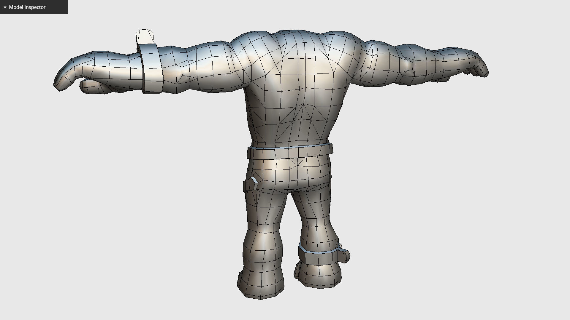 Golem Clay Monster Game MMO RPG Character Low-poly 3D model_16